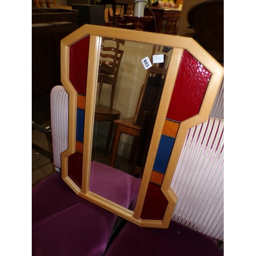 603 - MULTI COLOURED MIRROR