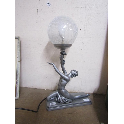 30 - ART DECO STYLE FIGURATIVE TABLE LAMP