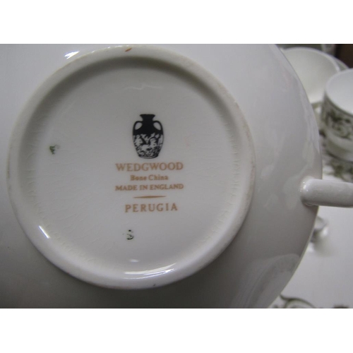 228 - WEDGWOOD PERUGIA TABLEWARES AND TEAWARE