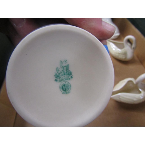 233 - BOX OF BELLEEK CHINA, PORCELAIN