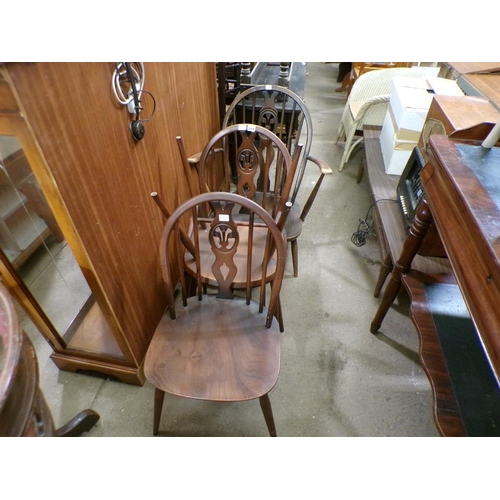 649 - FOUR ERCOL CHAIRS