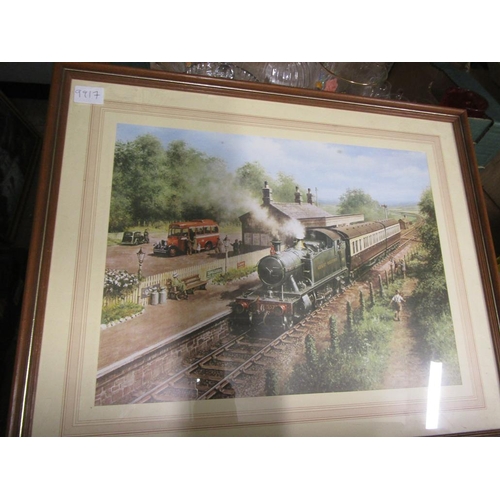 463 - COLLECTION OF PICTURES AND PRINTS - RAILWAY ETC