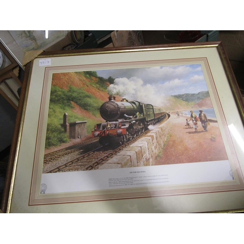 463 - COLLECTION OF PICTURES AND PRINTS - RAILWAY ETC