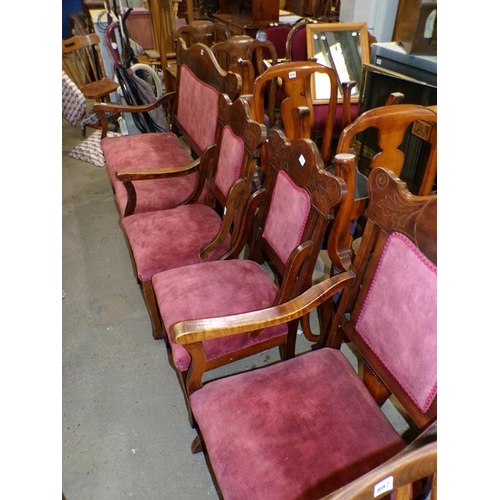 890 - EDWARDIAN FOUR PIECE SALON SUITE