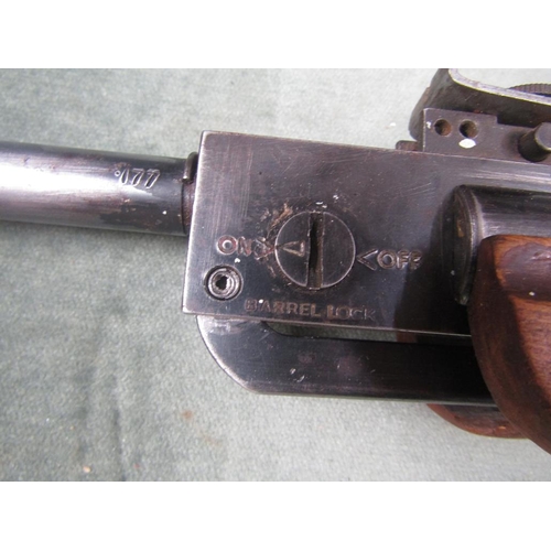 1296 - WEBLEY HAWK .177 AIR RIFLE WITH A SCOPE