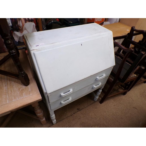 680 - WHITE PAINTED BUREAU