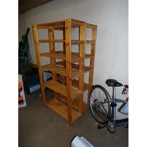 701 - TWO PINE BOOKCASES