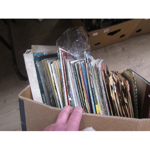 270 - THREE BOXES OF MIXED RECORDS