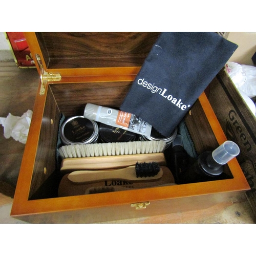 96 - LOAKE SHOE POLISHING KIT IN BOX