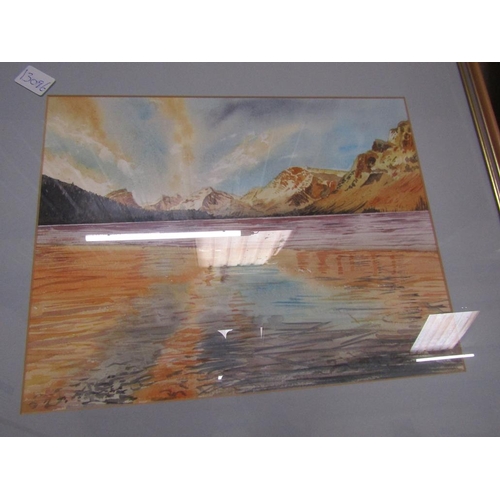 138 - FRAMED WATERCOLOURS; OIL