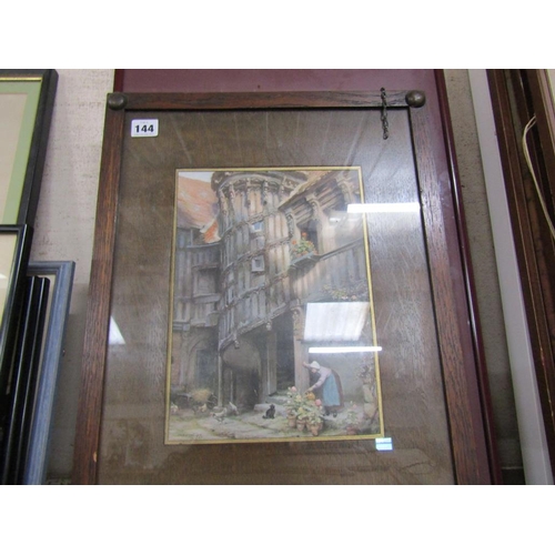 144 - COLLECTION OF FRAMED PASTELS AND PRINTS