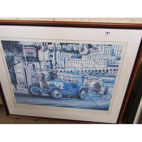 147 - MOTOR SPORT PRINTS