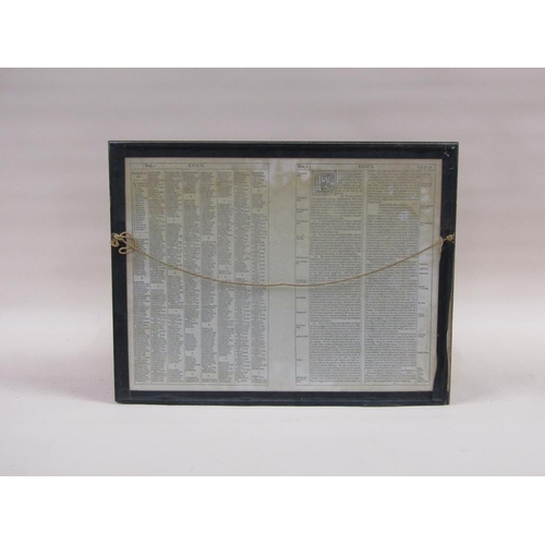 1153 - FRAMED ANTIQUE MAP OF ESSEX, F/G, 39CM X 51CM