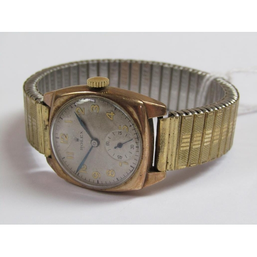 ROLEX GOLD WATCH MOVEMENT WITH LATER EXPANDING STRAP