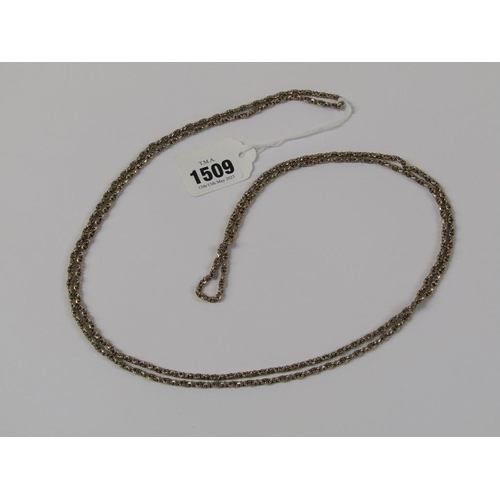 1509 - 9ct GOLD LONGUARD CHAIN 37g