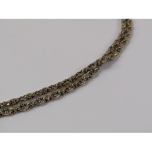 1509 - 9ct GOLD LONGUARD CHAIN 37g