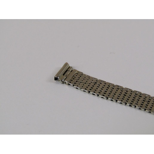 1512 - 18ct WHITE GOLD WATCH STRAP 12g