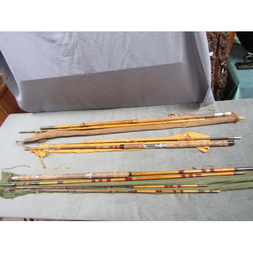 1221 - COLLECTION OF FISHING EQUIPMENT TO INCL FOUR RODS