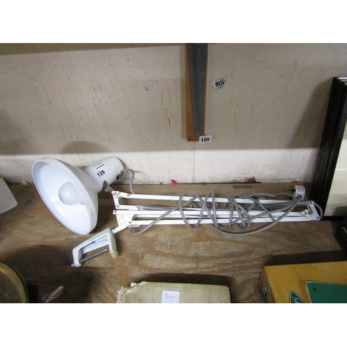 126 - ANGLE POISE BRACKET LAMP