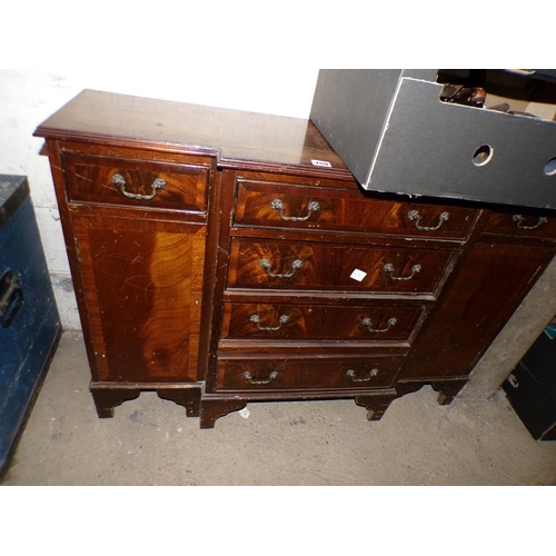 759 - REPRODUCTION MAHOGANY CABINET