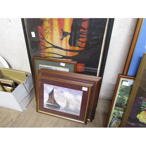 180 - COLLECTION OF FRAMED PICTURES AND PRINTS