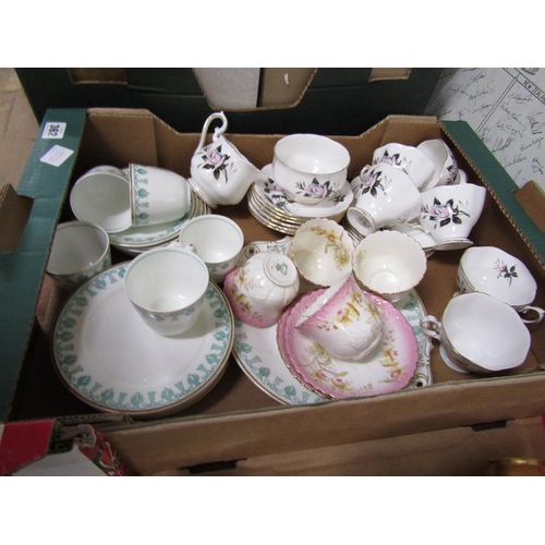 362 - BOX OF MIXED TEAWARES TO INC. ROYAL ALBERT