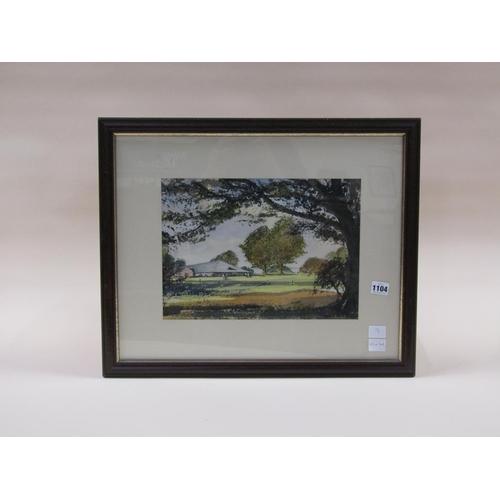 1104 - - SMITH - THE GOLF HOUSE, SIGNED WATERCOLOLUR, F/G, 25CM X 34CM