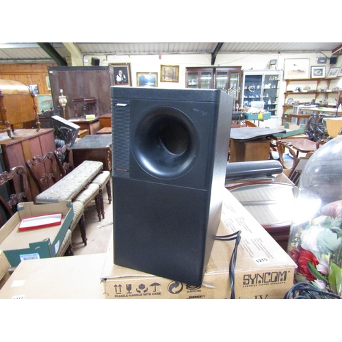 1215 - BOSE ACOUSTIMASS 3 SERIES IV SPEAKER SYSTEM, 36CM H