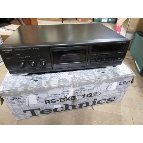 1227 - TECHNICS STEREO CASSETTE DESK RS-BX501