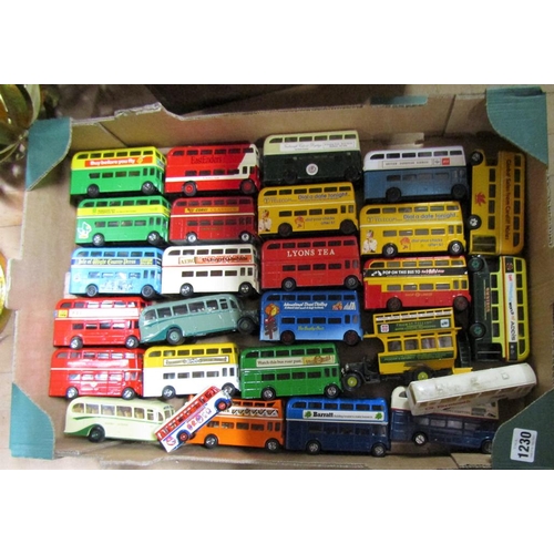 1230 - UNBOXED DIECAST VEHICLES - BUSES AND COACHES