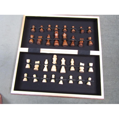 1306 - JACQUES OF LONDON CHESS SET, BOX 39CM W