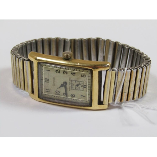 1433 - TAVANNES 9ct GOLD WATCH WITH A BRACELET