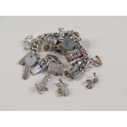 1462 - SILVER CHARM BRACELET