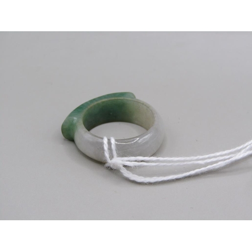 1514 - JADE RING SIZE R