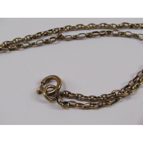 1563 - 9CT GOLD CHAIN, 96CM L