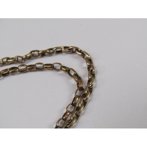 1563 - 9CT GOLD CHAIN, 96CM L