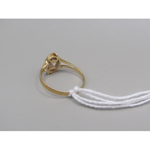 1605 - 18CT GOLD RING SIZE K