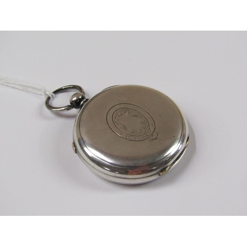 1621 - SILVER CASED CHRONOGRAPH