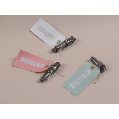 1651 - SMALL FRAGMENT OF BERLIN WALL; SPARK PLUGS FROM SPITFIRE, P38 & JUNKERS JU88