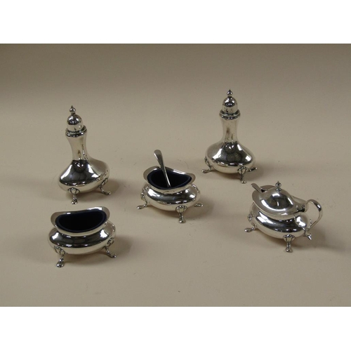 1671 - SILVER PLATED CONDIMENTS