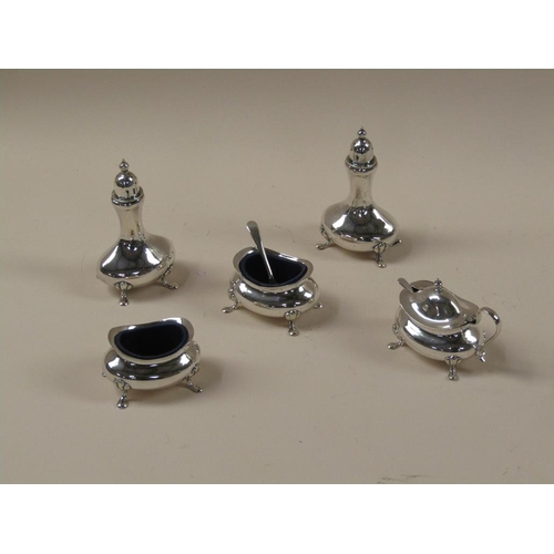 1671 - SILVER PLATED CONDIMENTS