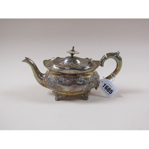 1685 - SILVER BACHELORS TEAPOT