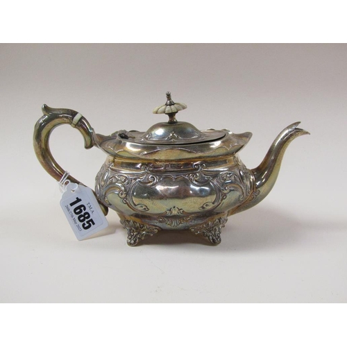1685 - SILVER BACHELORS TEAPOT
