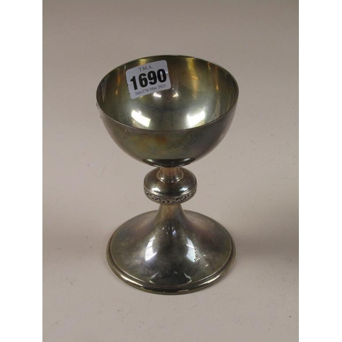 1690 - SILVER COMMUNION CHALICE 7.3oz