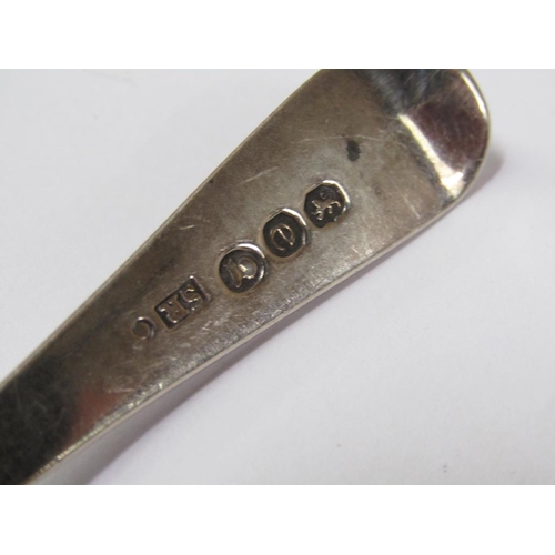 1694 - SIX SILVER LATE GEORGIAN SILVER TEASPOONS