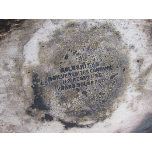 1697 - SILVER PLATED TEA KETTLE ON STAND WITH BURNER