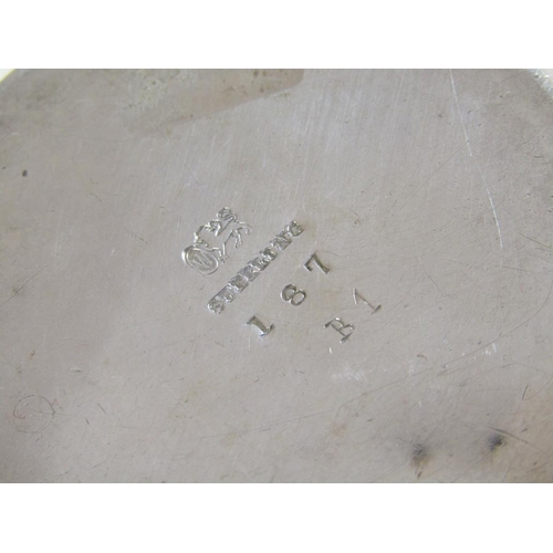 1699 - COLLECTION OF ORIENTAL SILVER INC. TANKARD,  CREAM JUG, PETAL SHAPED DISH, CYLINDRICAL BOX AND COVER