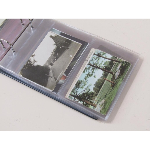 1709 - POSTCARD ALBUM OF SOME LOCAL CARDS, ST ALBANS & BARNET ETC