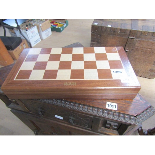 1306 - JACQUES OF LONDON CHESS SET, BOX 39CM W