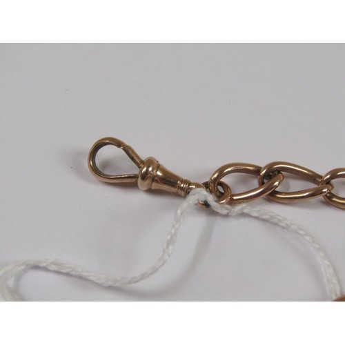 1562 - 9CT GOLD ALBERT CHAIN, 22.6g, 20CM L